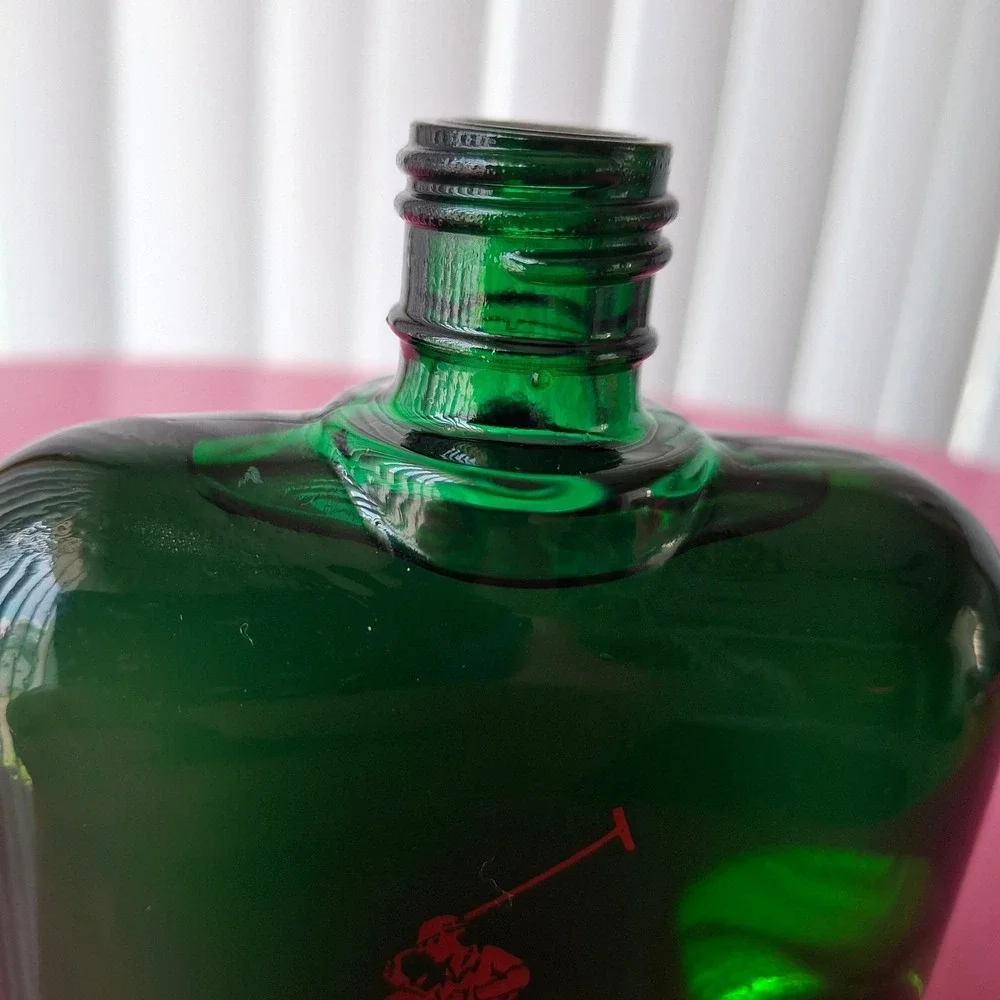 Vintage Polo Ralph Lauren Green Men's After Shave Splash Large 8 oz Jumbo Bottle